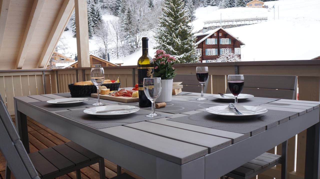 Chalet Brunner Penthouse Wengen Exterior foto